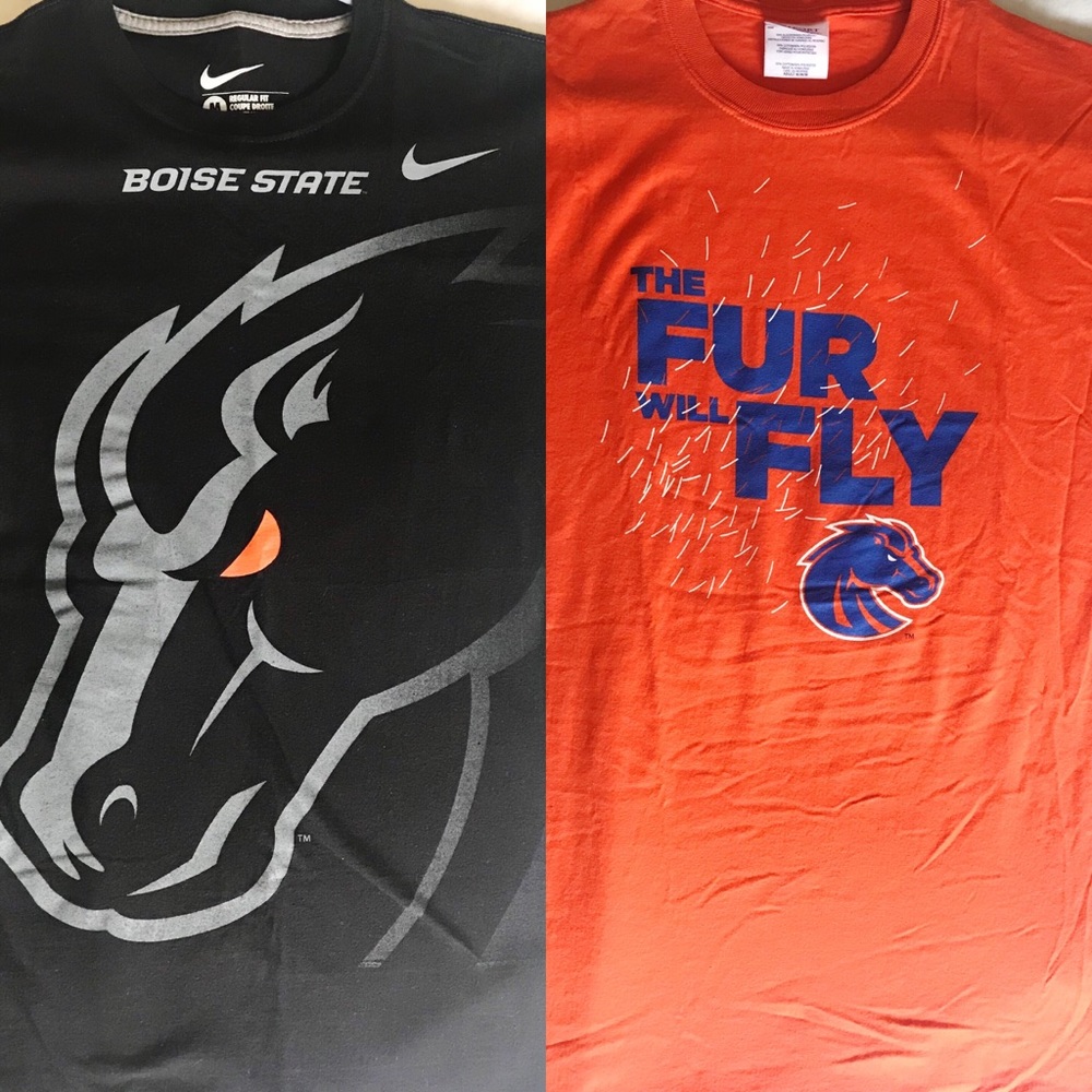 (2) Boise State Broncos tees, never worn!